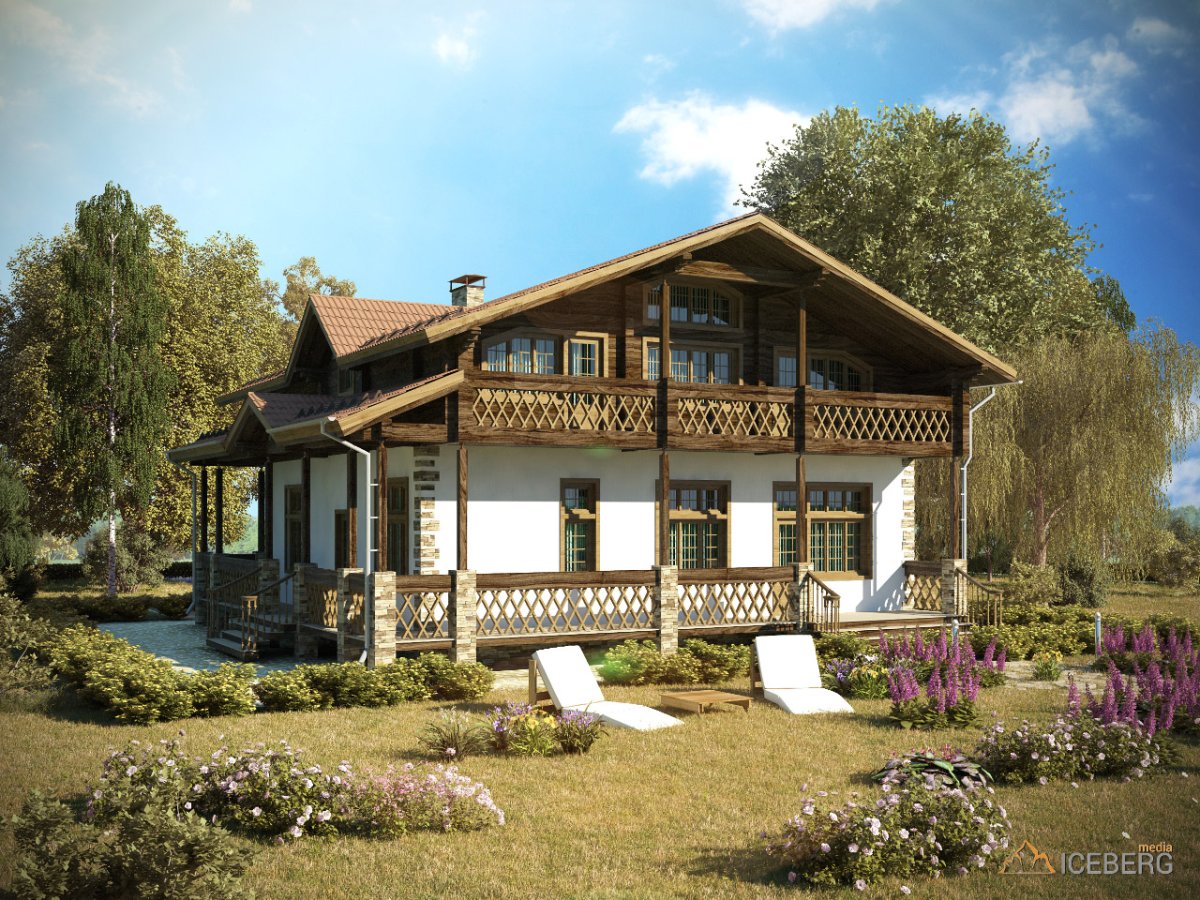 Дом из клееного бруса Монтре 170