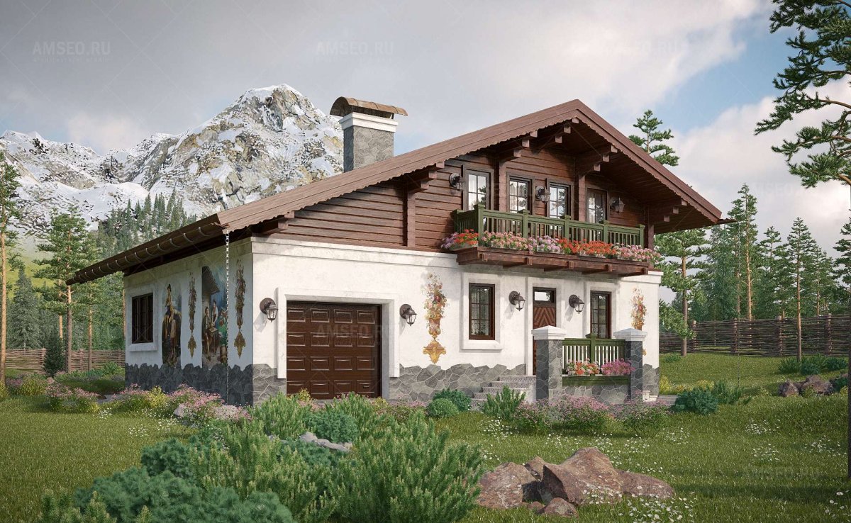 Дом в стиле Шале усадьба Зайцева