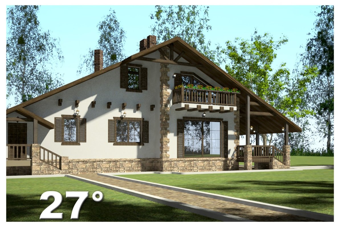 Уютная комната на чердаке