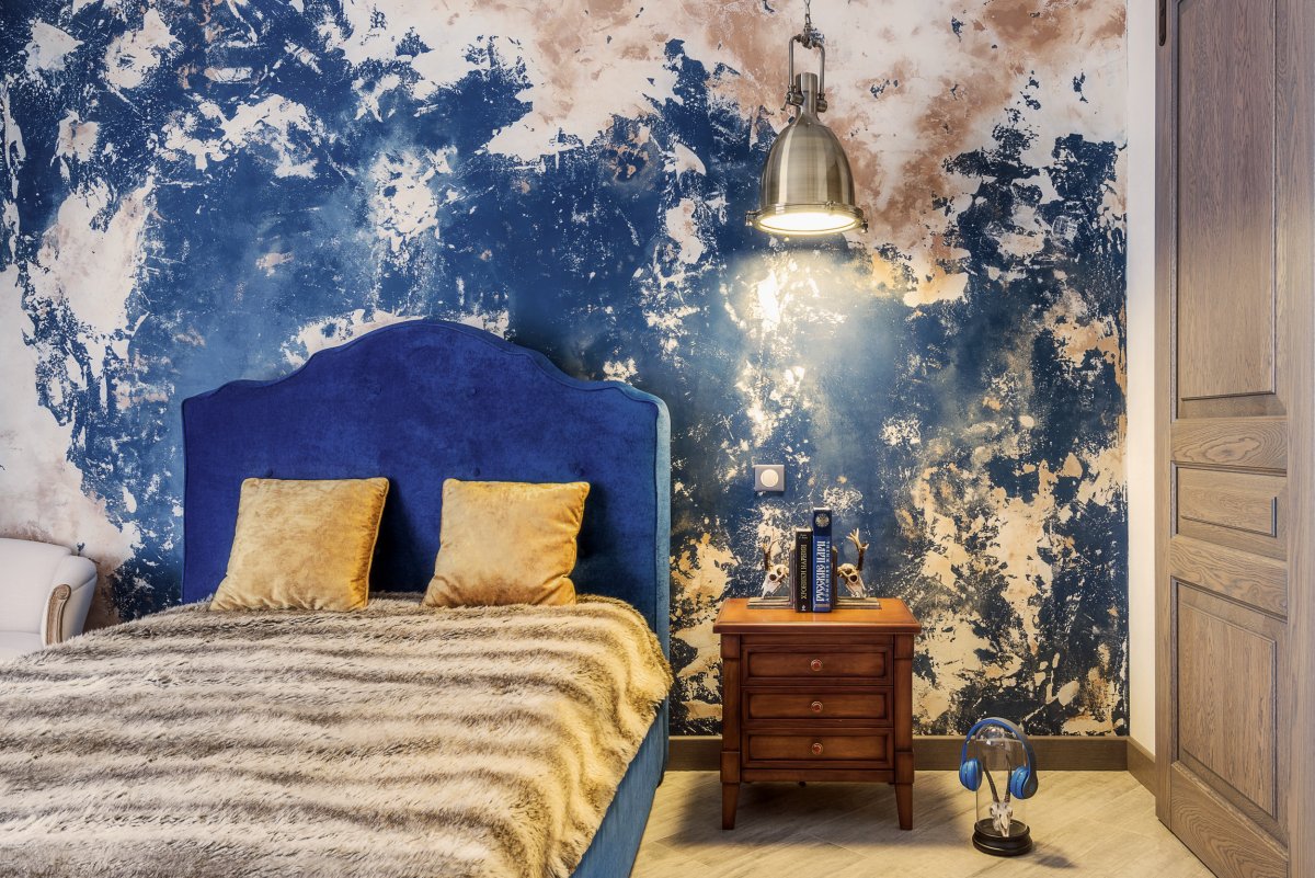 Декоративная штукатурка в интерьере