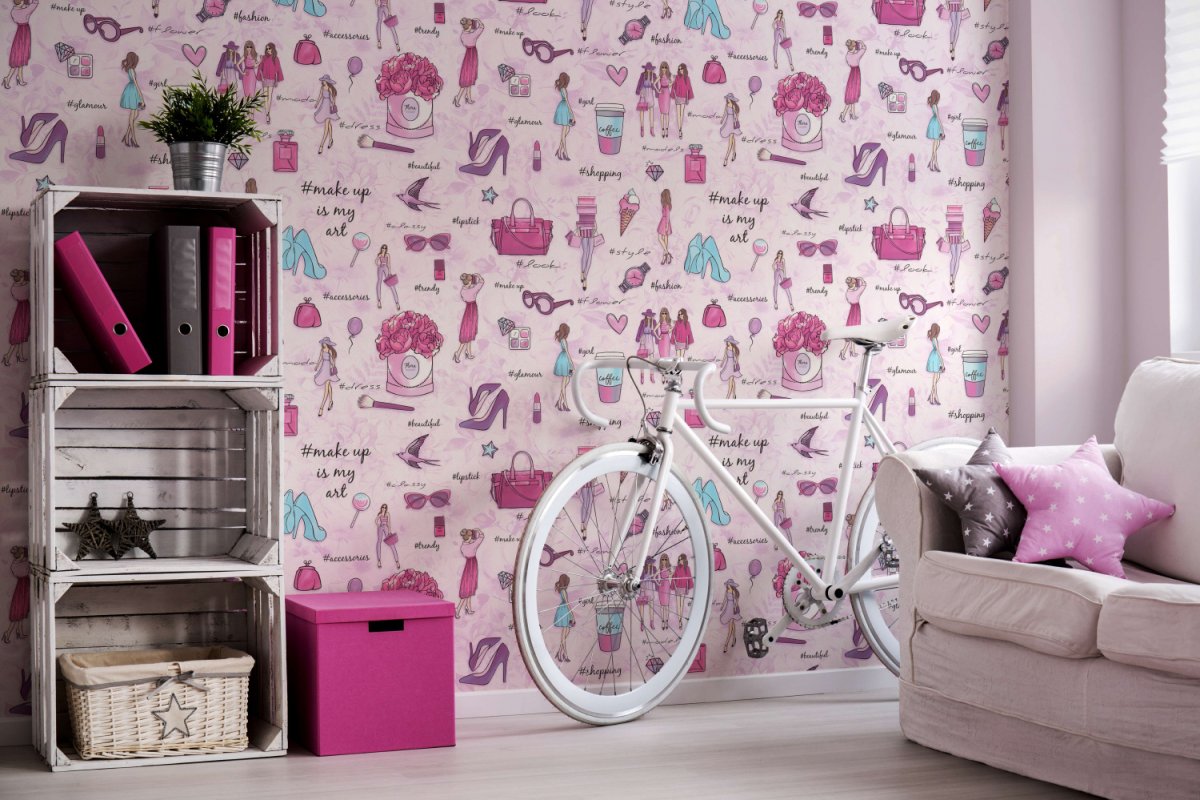 Интерьер детской обои