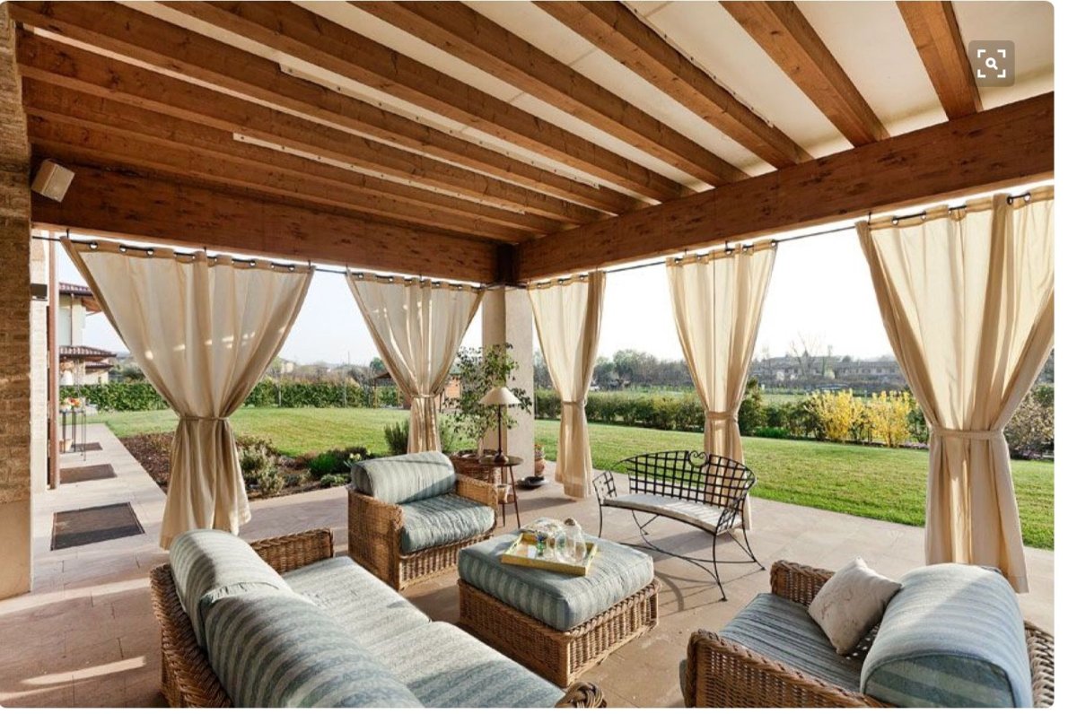 Занавески на террасу