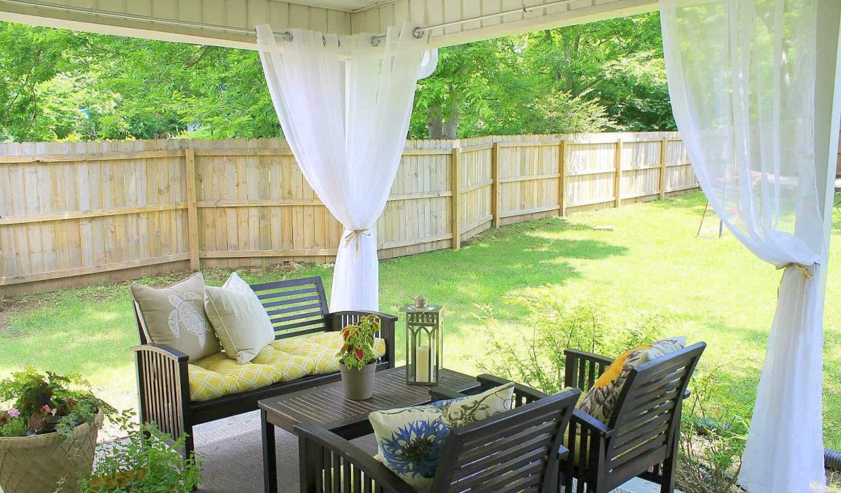 Декор террасы на даче