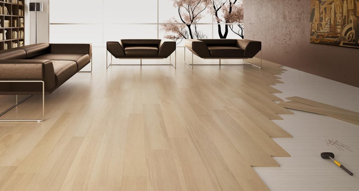 Керамическая плитка для пола под ламинат