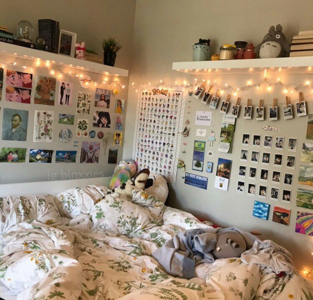 Уютные украшения комнаты