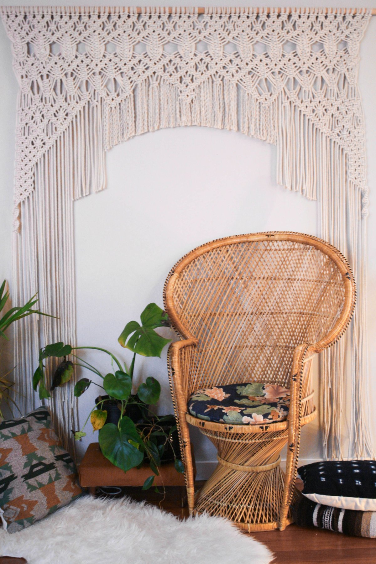 Шторы макраме