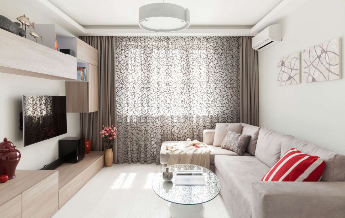 Гостиная в панельной трешке