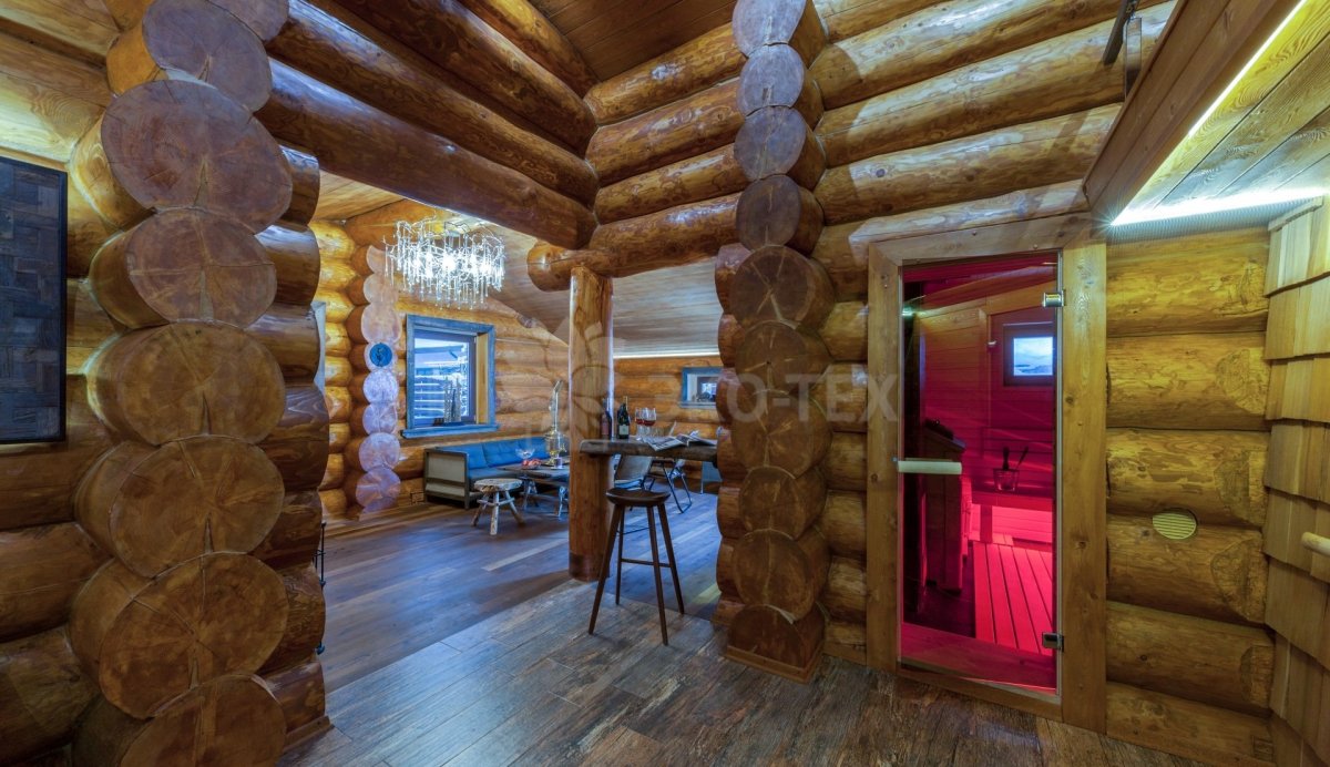 Баня из оцилиндрованного бревна отделка внутри