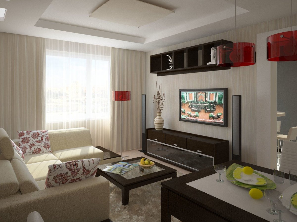 Интерьер двухкомнатной квартиры