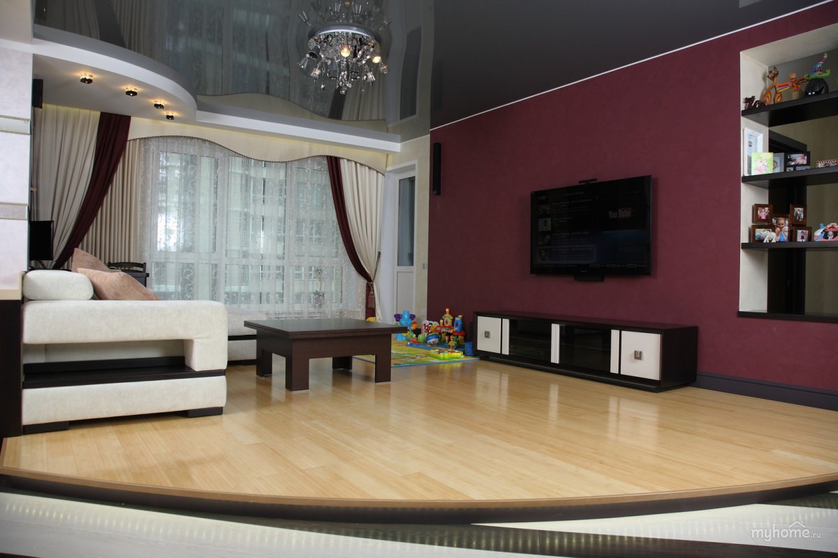 Двухуровневый пол в квартире