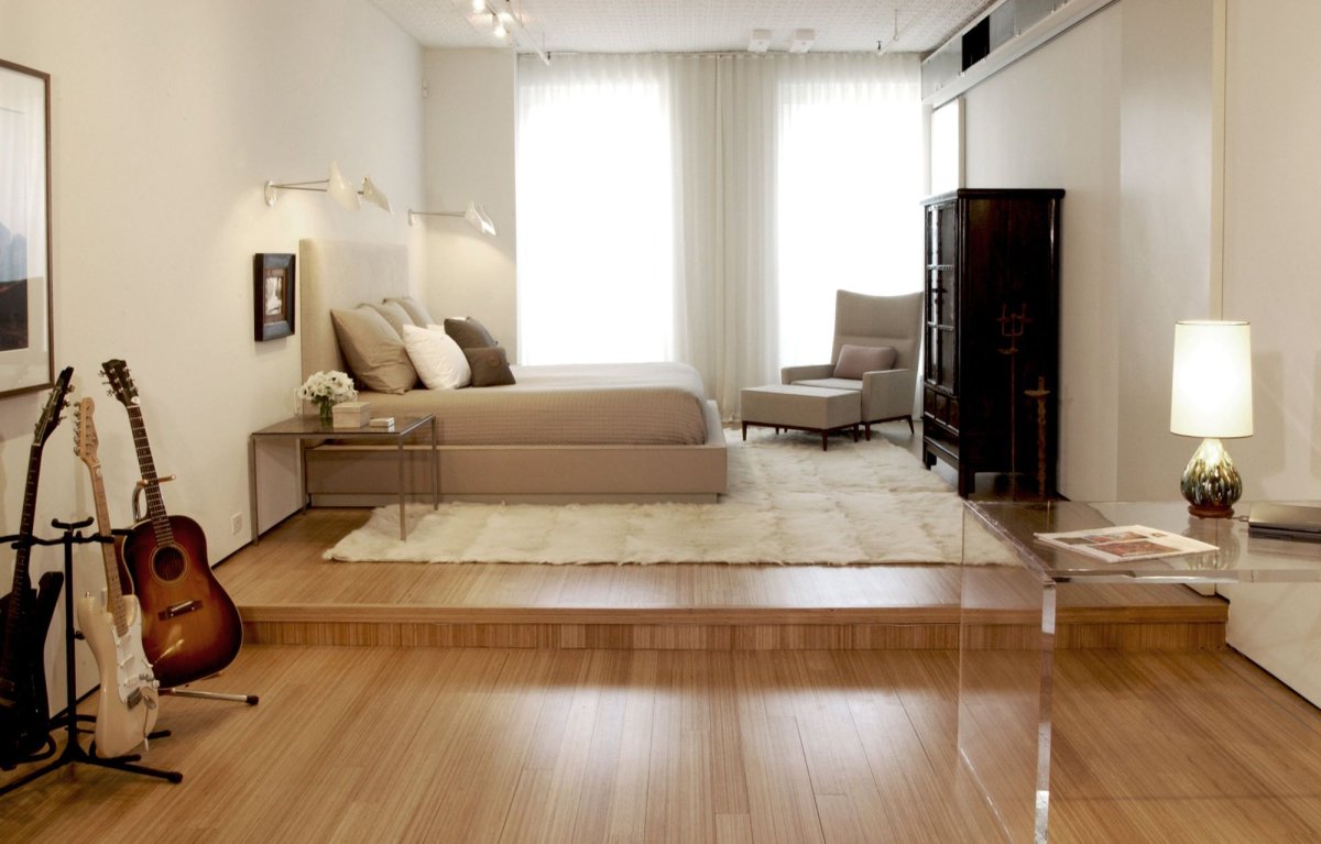 Ламинат в однушке