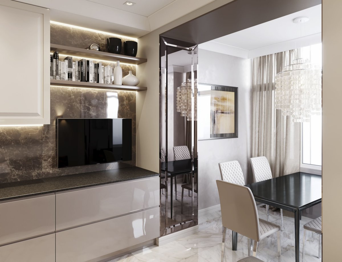 Кухни с нишами