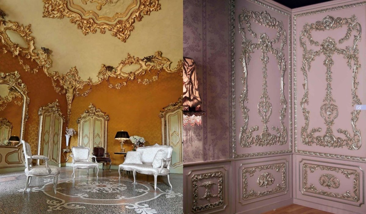 Спальня в стиле рококо