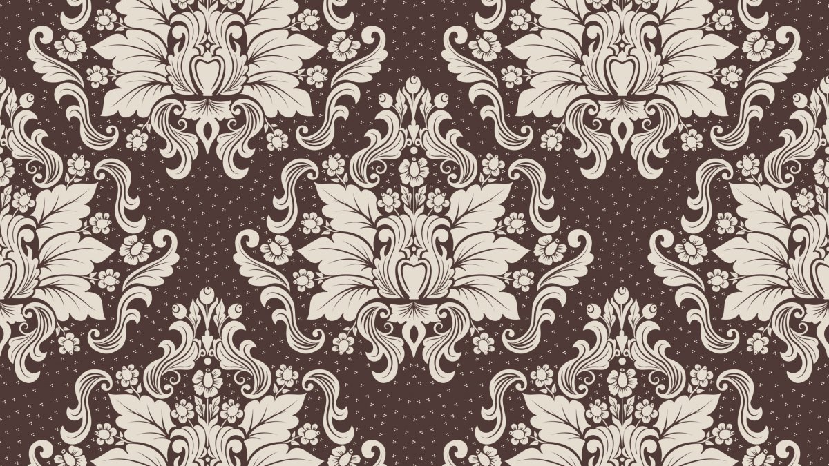 Ткань с классическим орнаментом