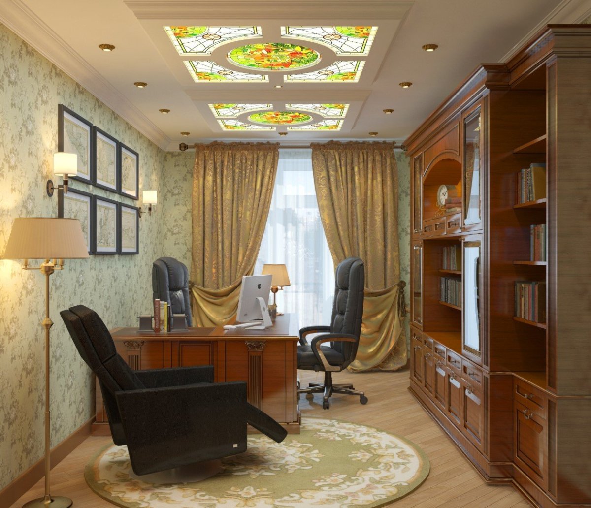 Интерьер домашнего кабинета