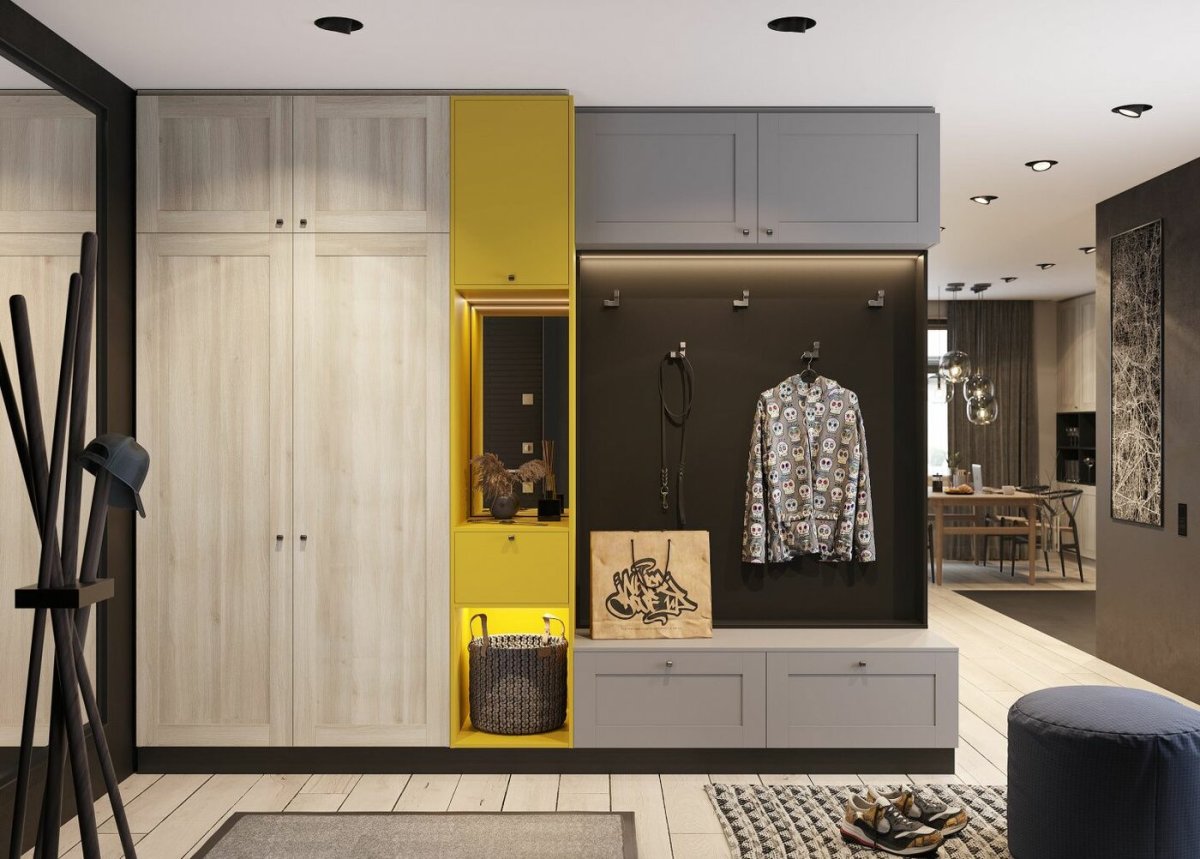 Встроенный шкаф купе в стиле Неоклассика