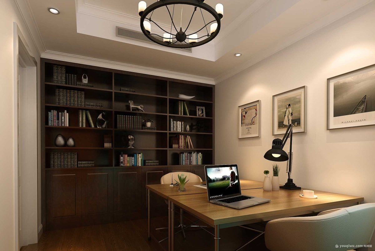 Интерьер небольшого кабинета