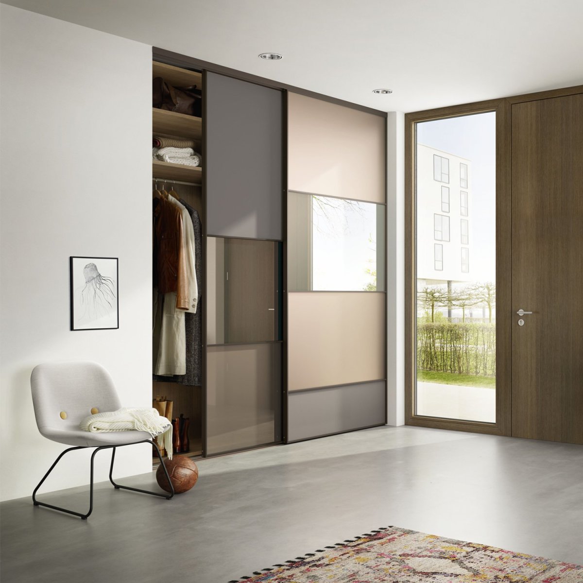 Встроенная прихожая купе