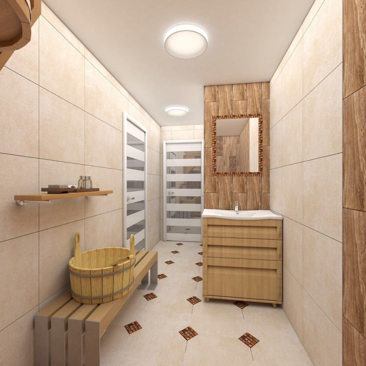 Отделка помывочной