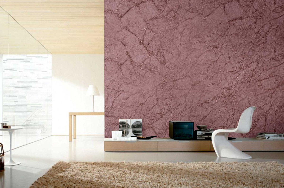 Рельефная штукатурка в интерьере