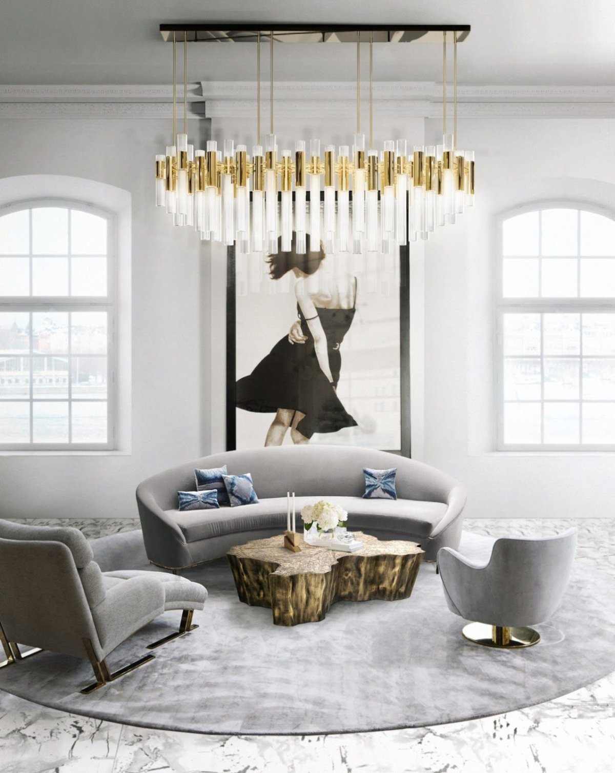 Скандинавский стиль плетеная мебель