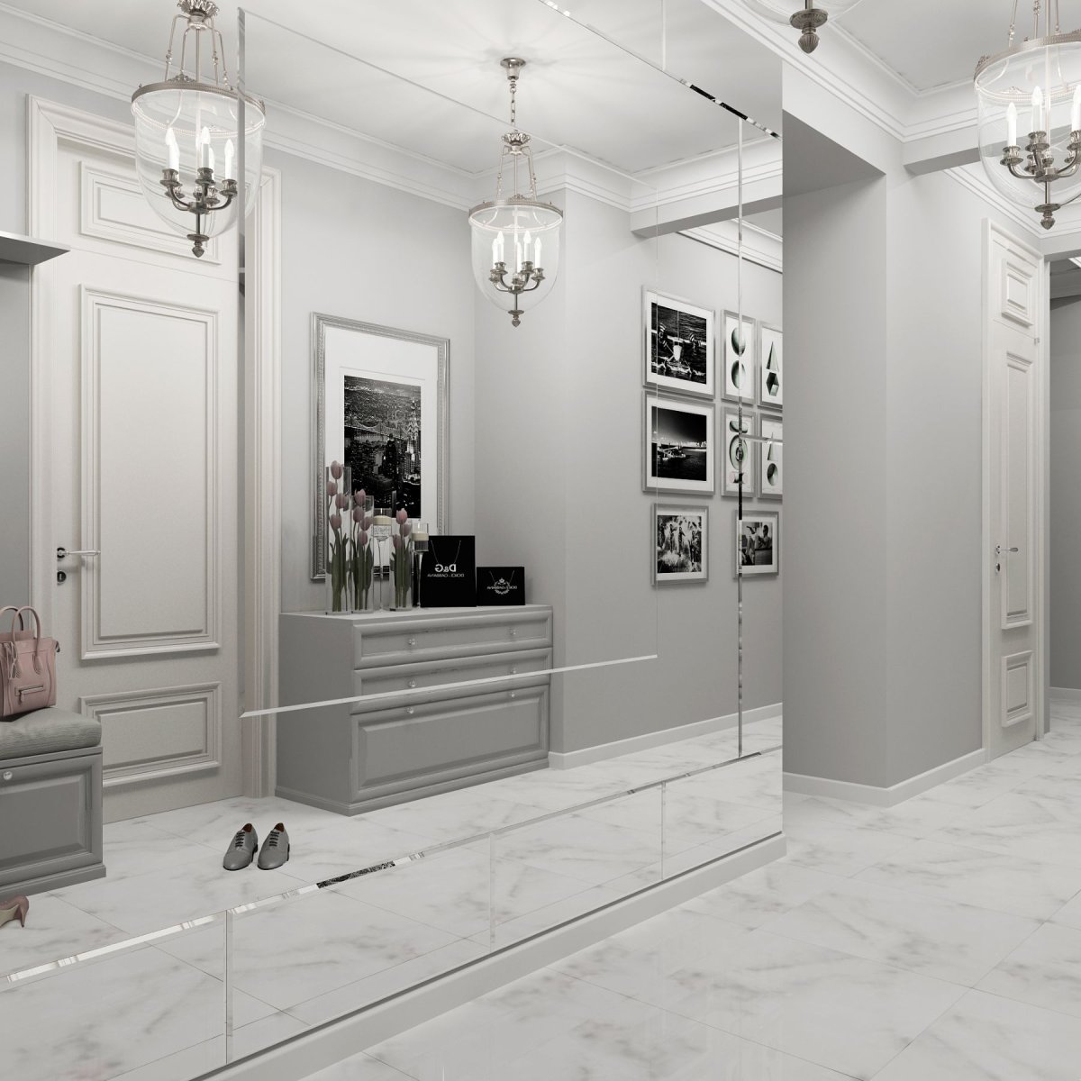 Консоль в прихожую в стиле Неоклассика