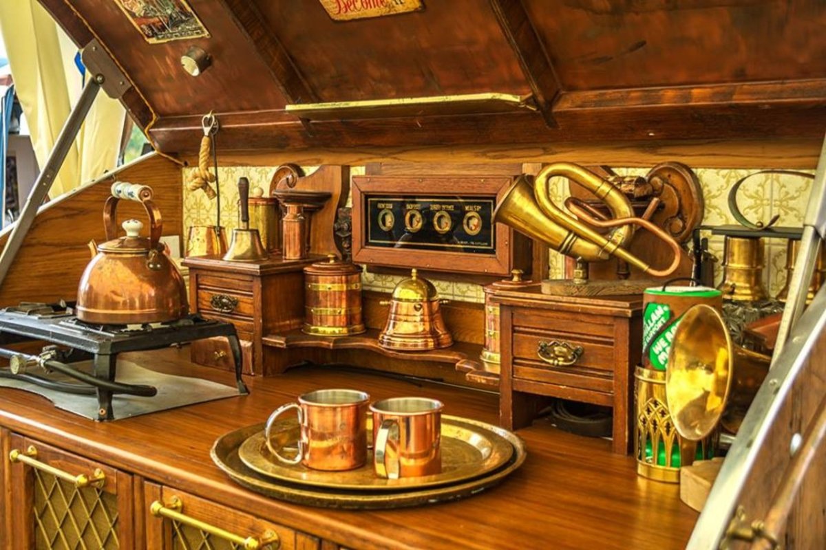 Стимпанк стиль в интерьере кухни