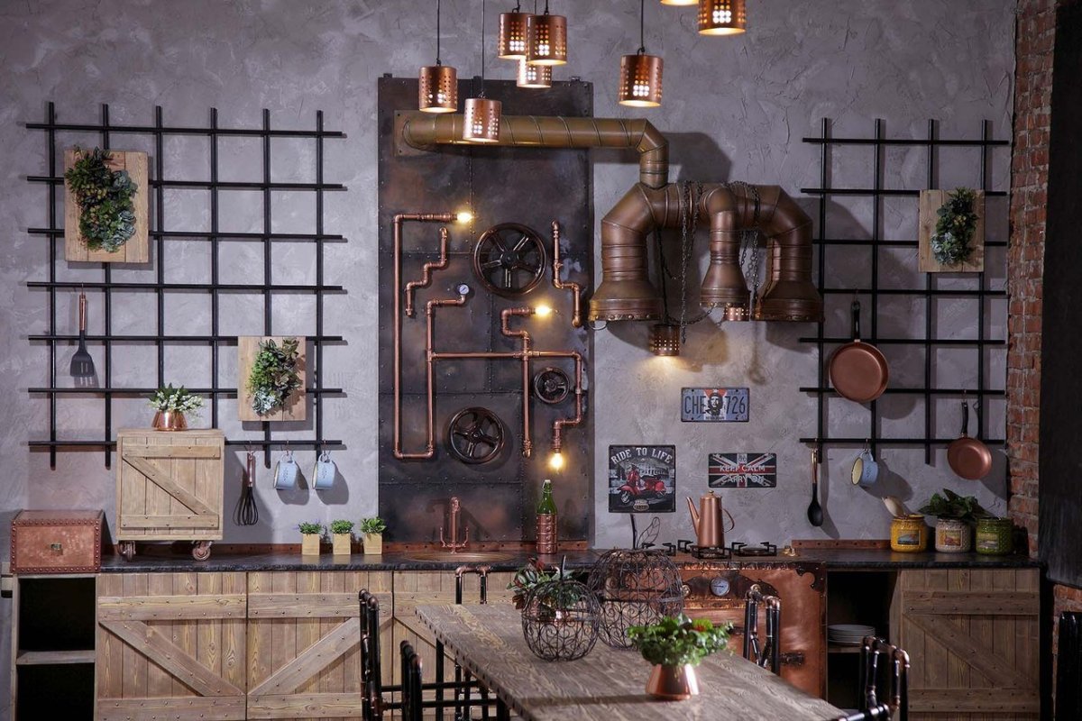 Кухня в стиле стимпанк