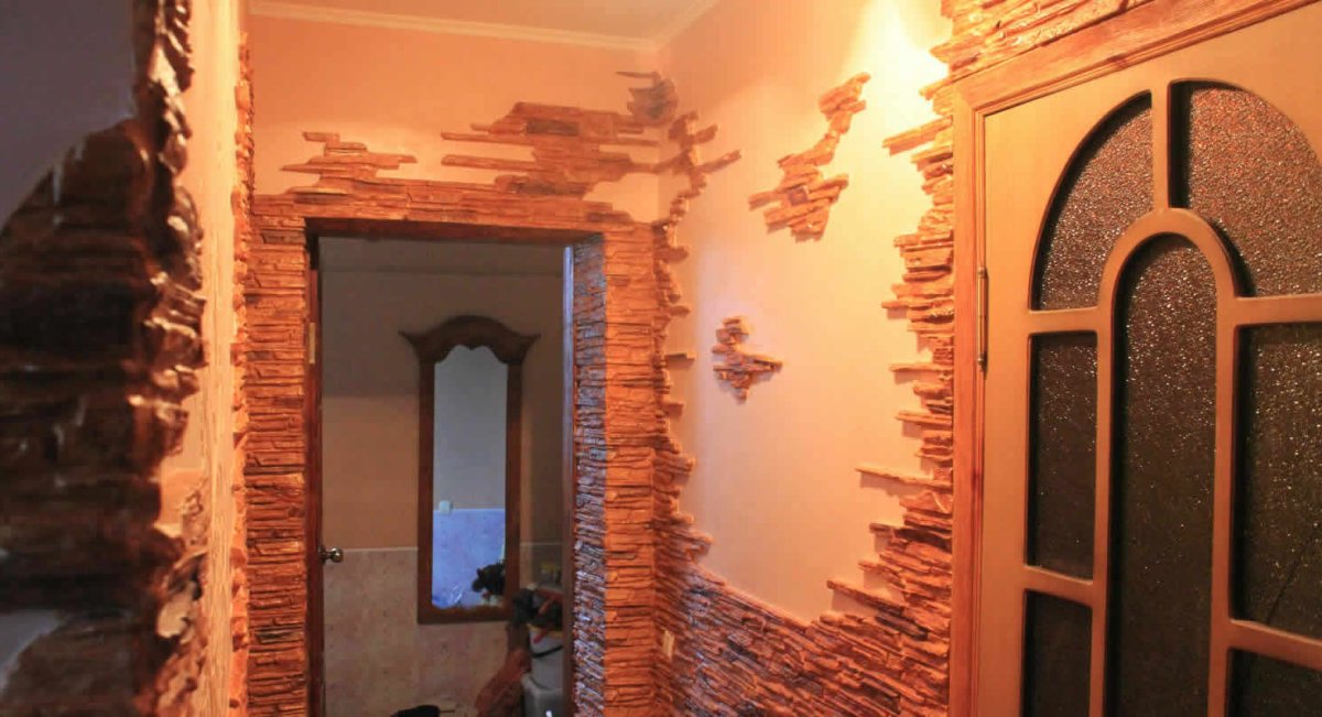 Декоративная отделка арки