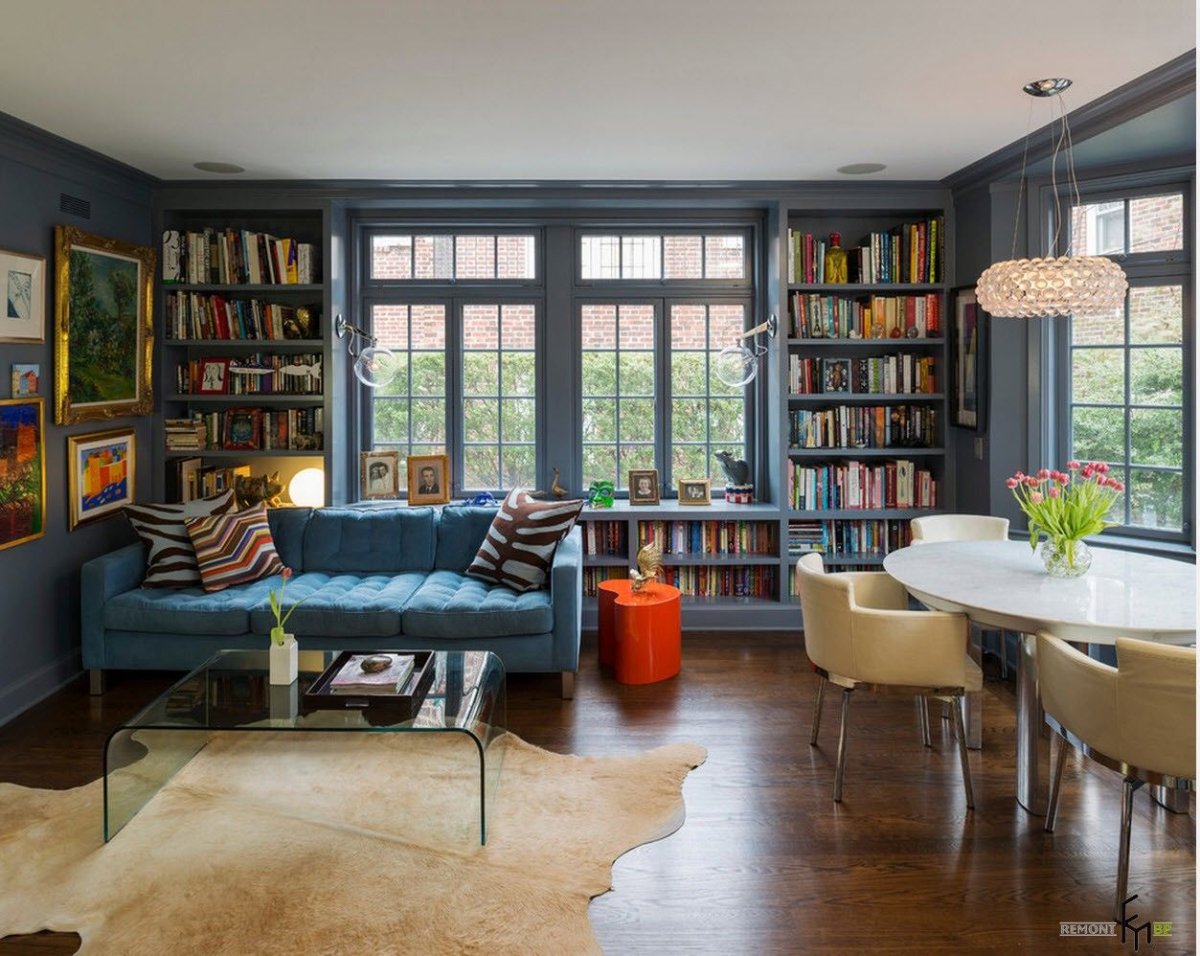 Комната библиотека