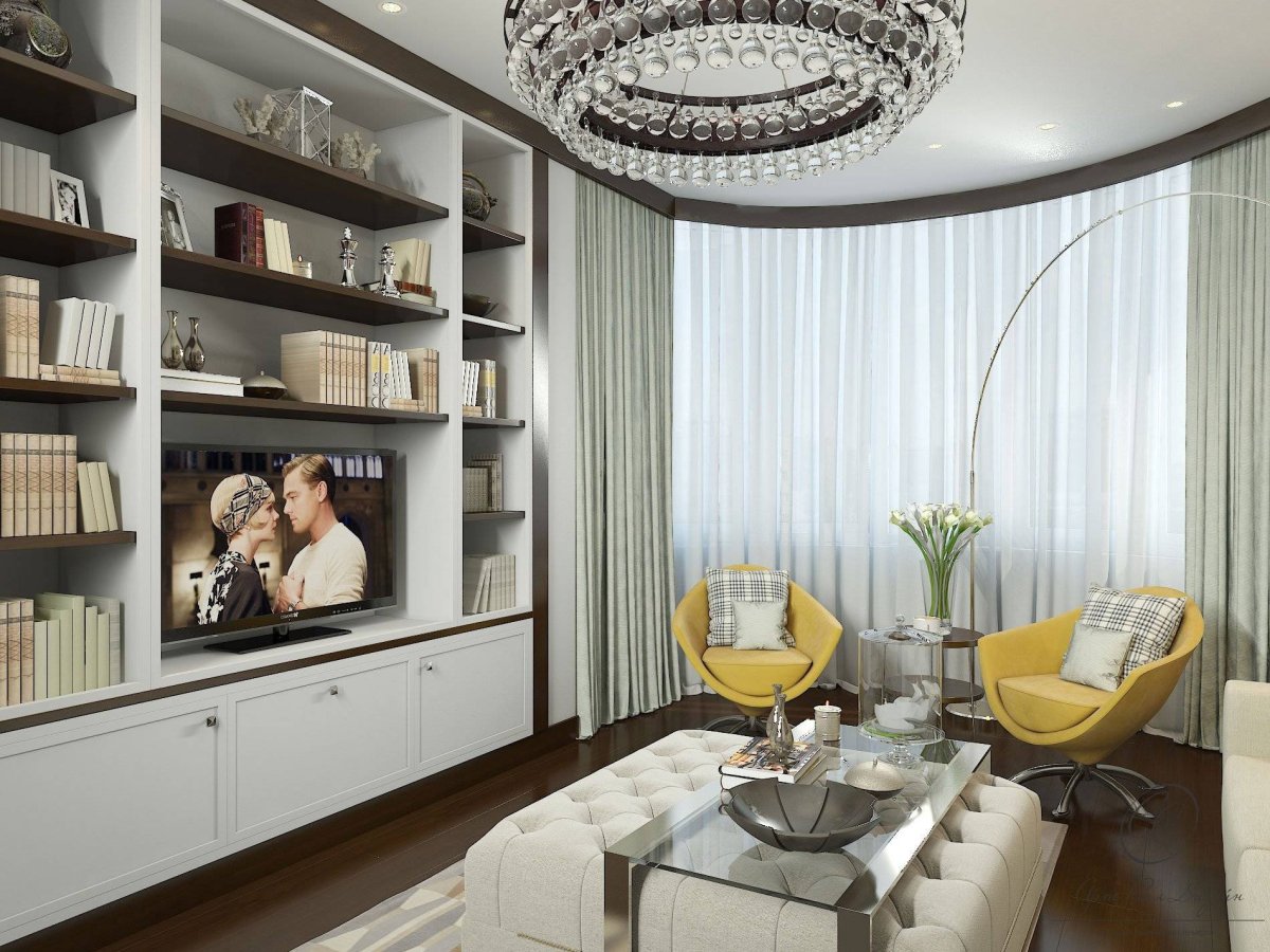 Интерьер гостиной