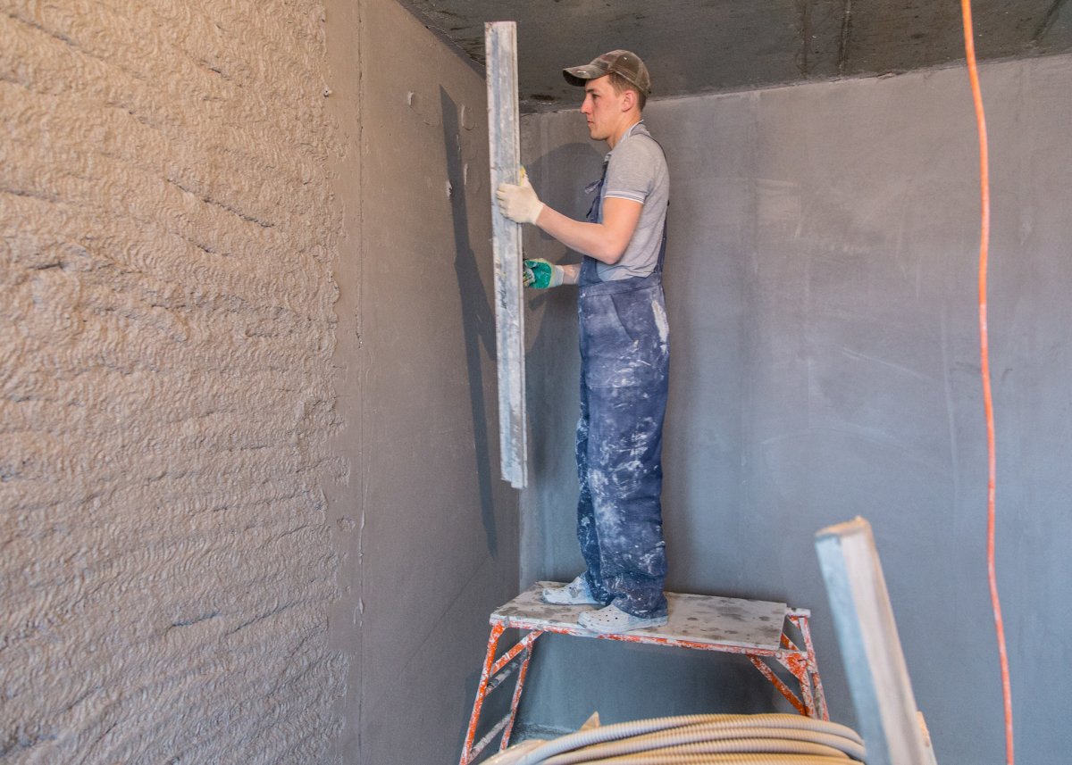 Штукатурка стен