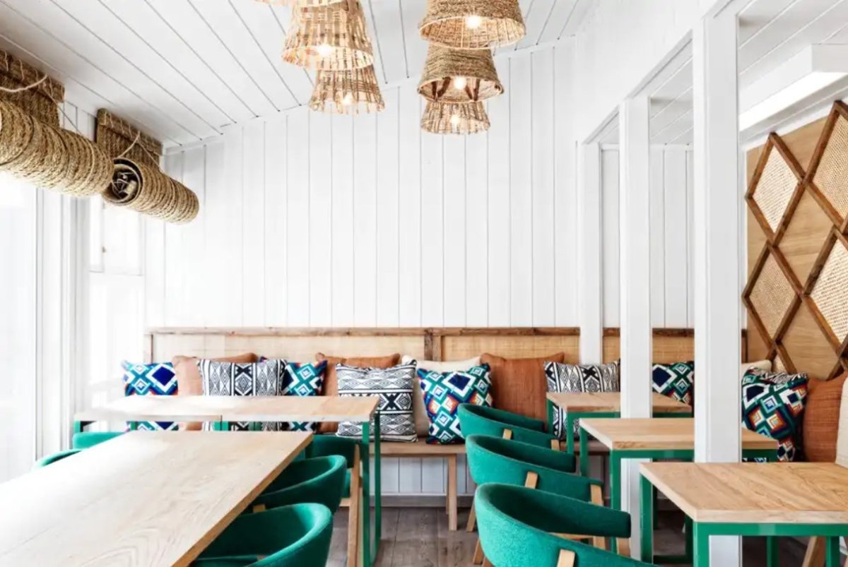 Экостиль в интерьере кафе ресторана