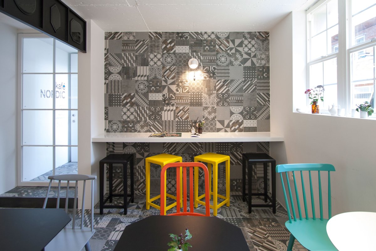 Скандинавский стиль в интерьере кафе