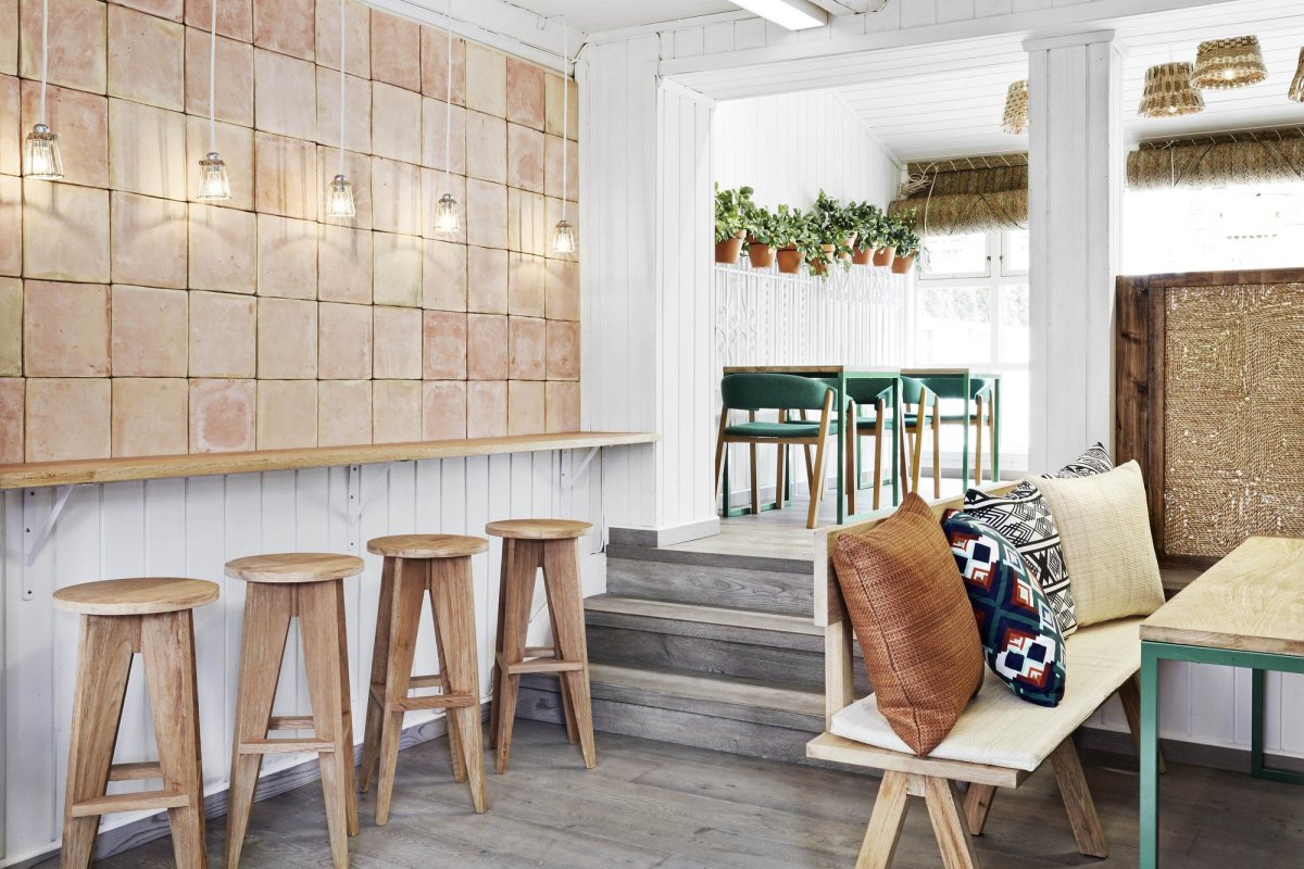Кофейня в скандинавском стиле