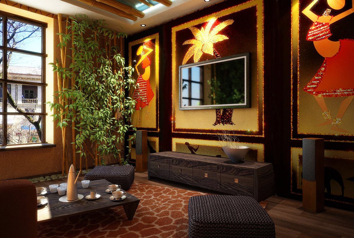 Прихожая в африканском стиле