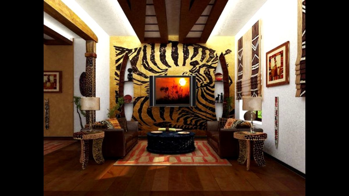 Африканский этно стиль в интерьере