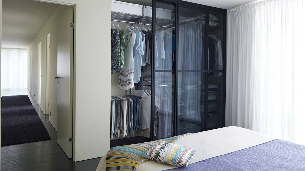 Гардеробные с занавесками