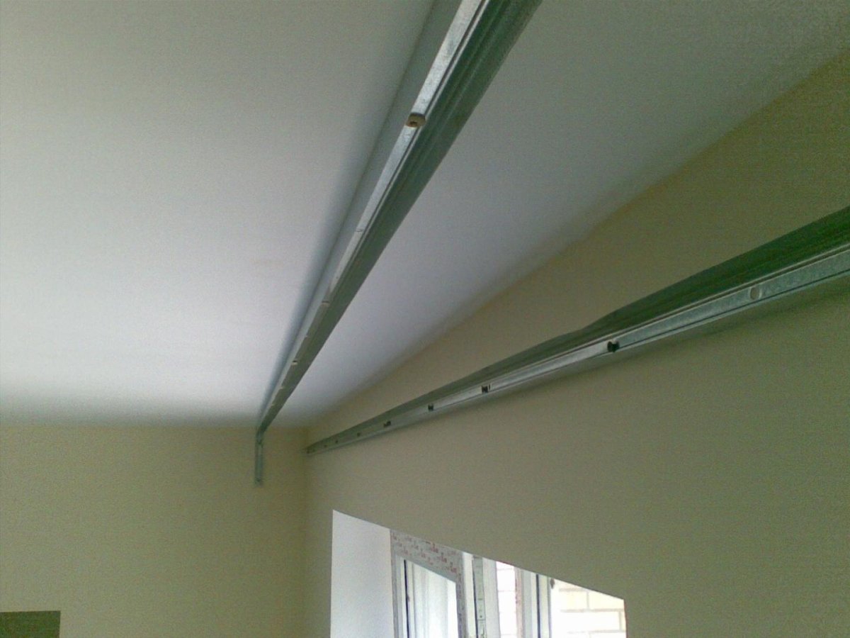 Ниша для штор из гипсокартона