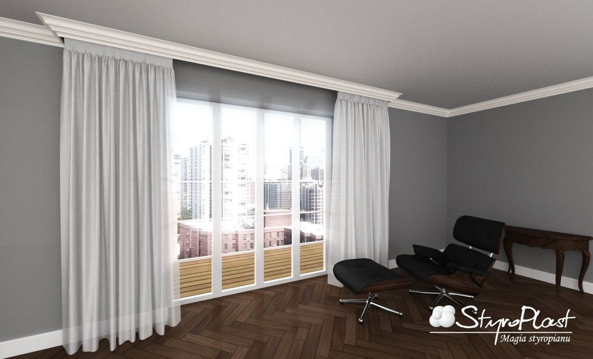 Потолочная гардина на всю стену