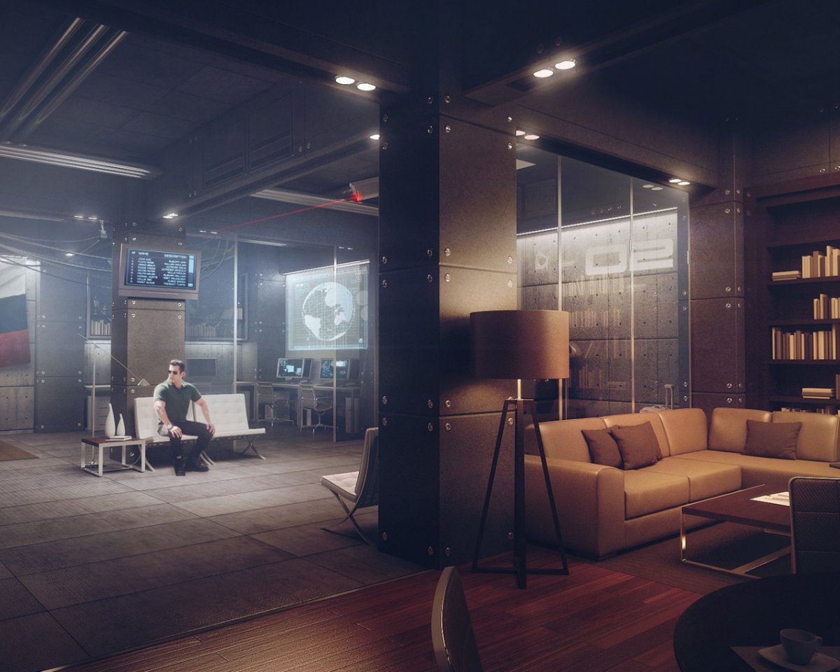 Комната в уличном стиле