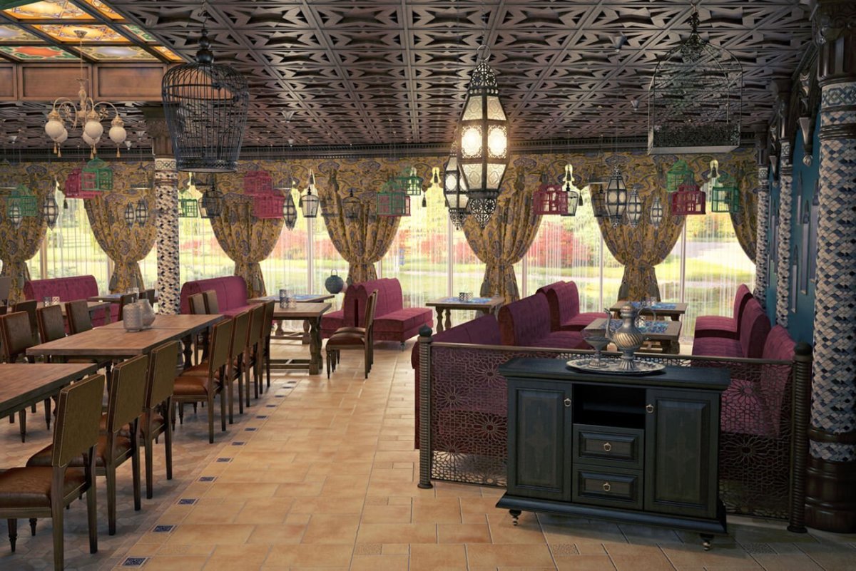 Кабинка в Восточном стиле