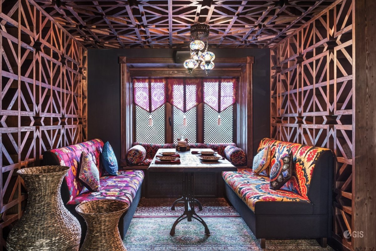 Интерьер кафе в Восточном стиле