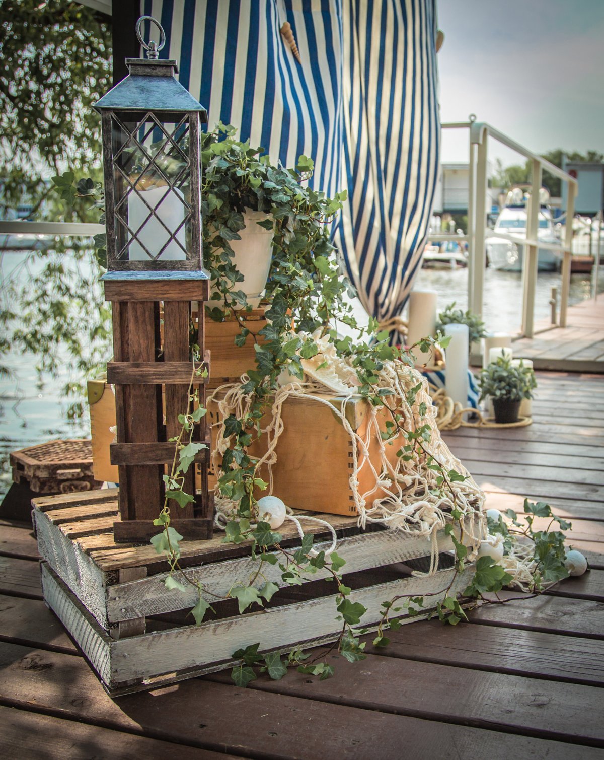 Сад в морском стиле