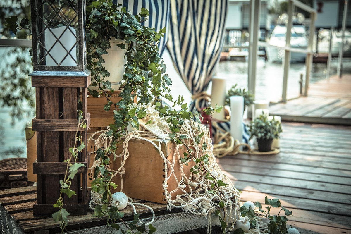 Сад в морском стиле