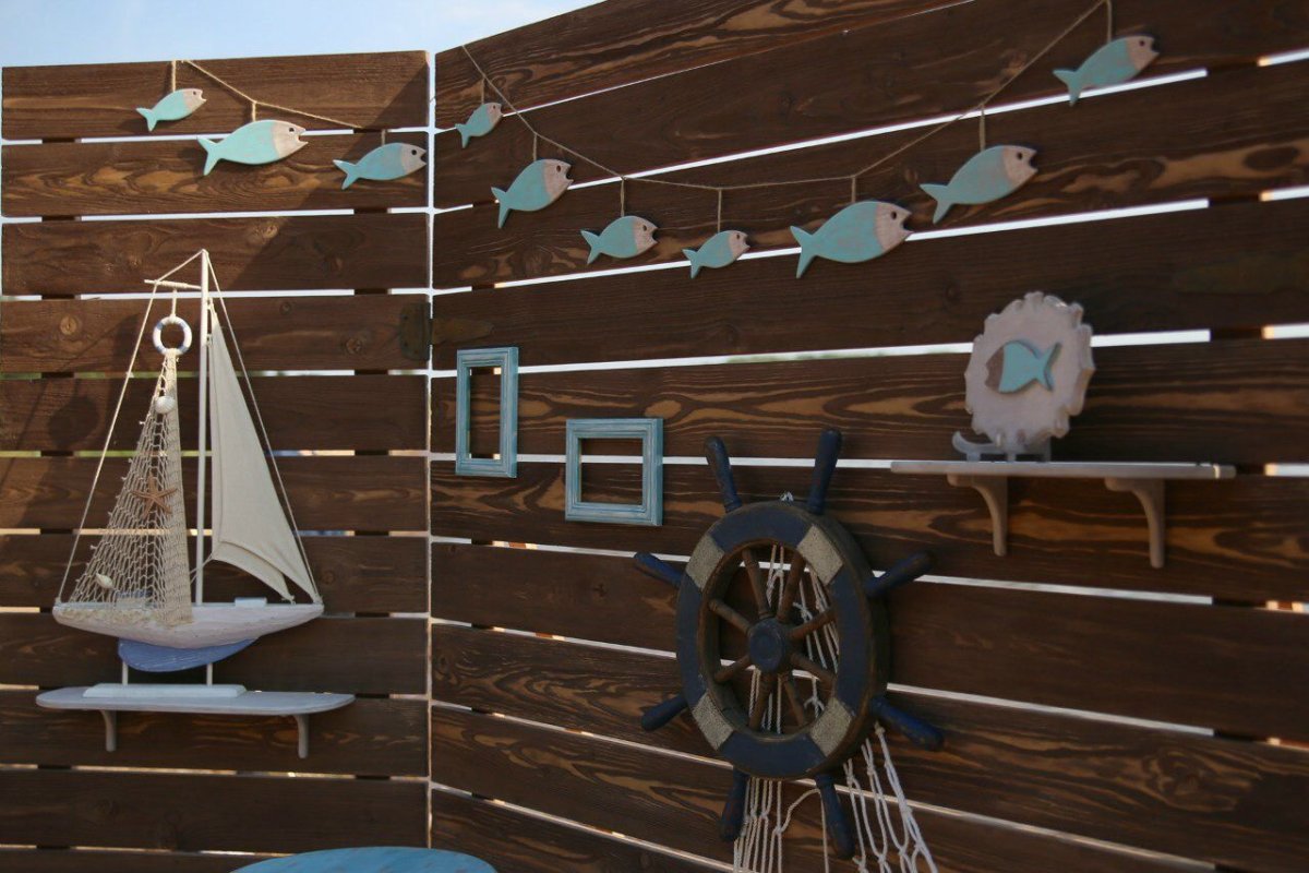 Фотозона морская тематика