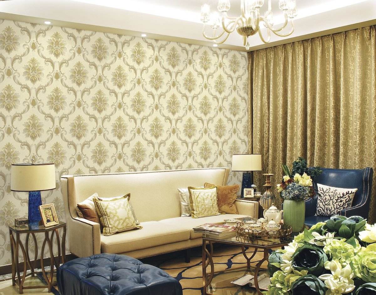 Гостиная классика светлая