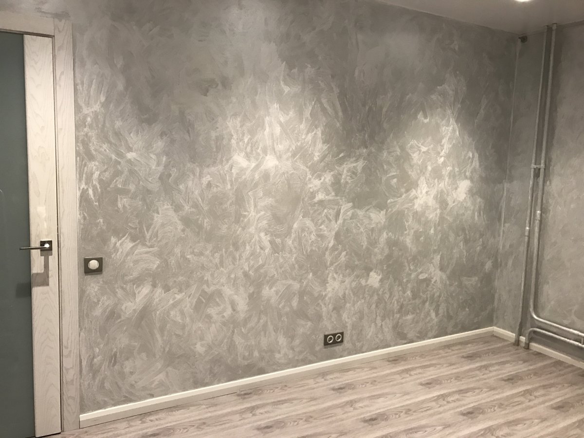 Декоративная штукатурка в интерьере