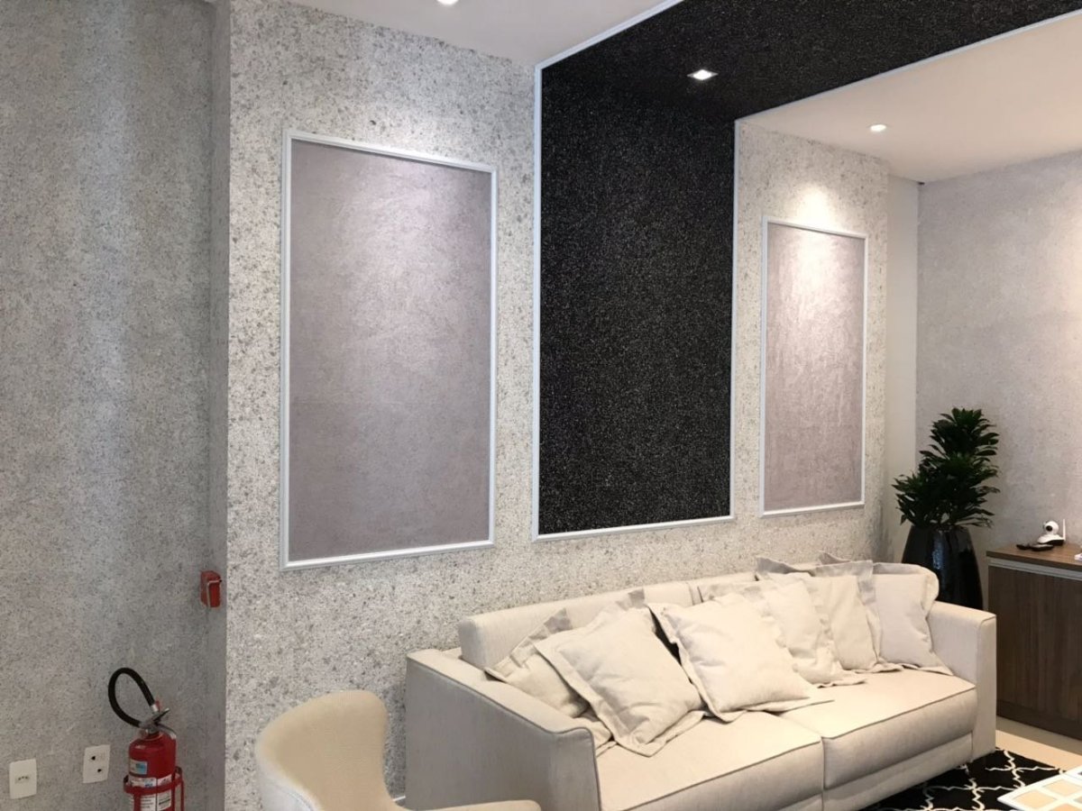 Декоративная штукатурка в интерьере кухни