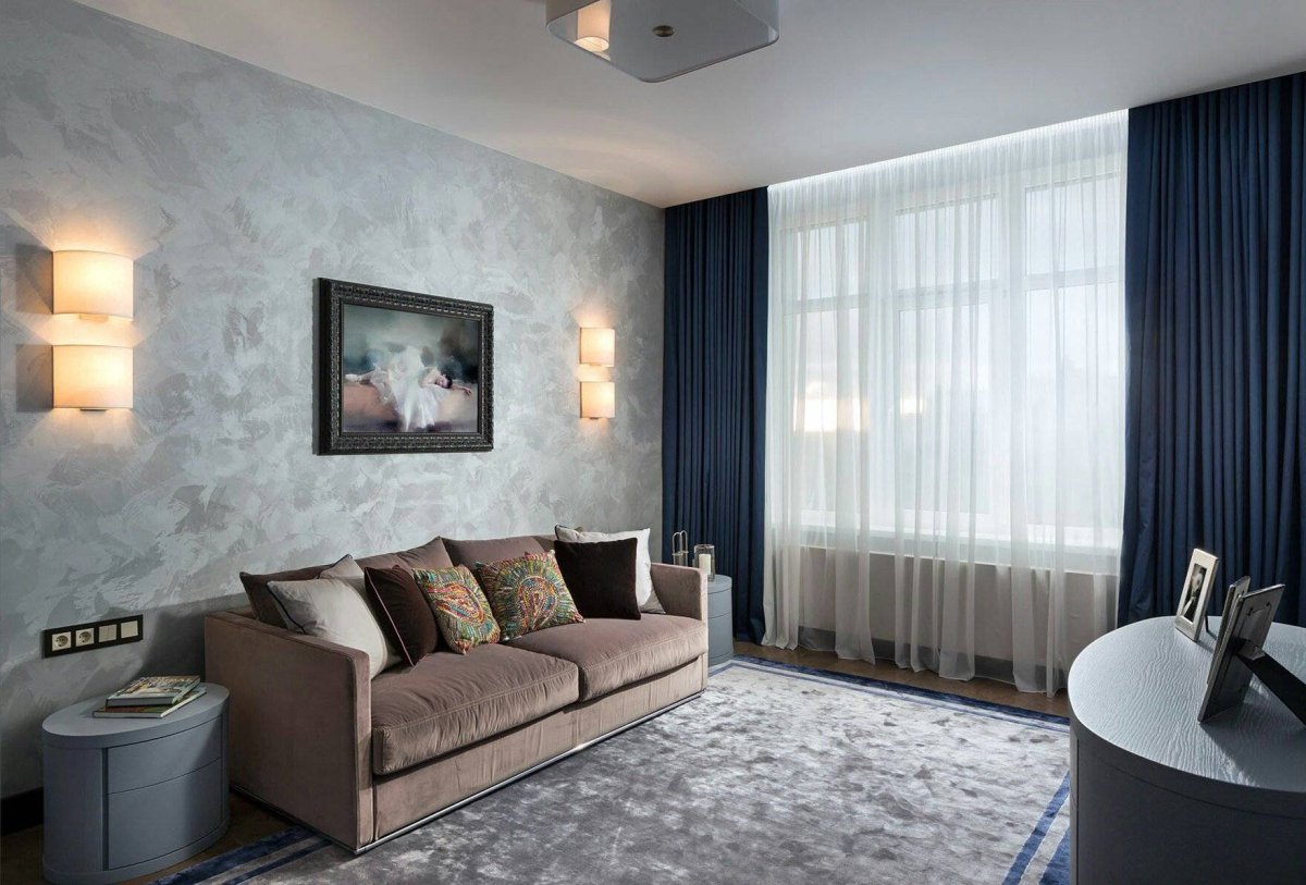 Венецианская штукатурка в коридоре